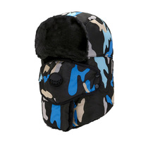 Mezcla de lana Aviator Trapper Hat Trooper Ear Flaps Ushanka Eskimo Bomber Ruso Cálido Invierno Frío
