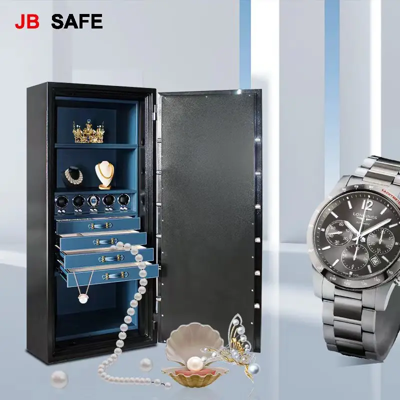 Jb 170 Cm Horloge Veilig Opbergen Sieraden Doos Veilig Met Opslag Display Lade Voor Sieraden