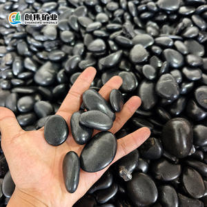 Đen sông đá sỏi cho thiết kế sân vườn đánh bóng cảnh quan đá lát hoa nhỏ mưa đá - Product Image 3