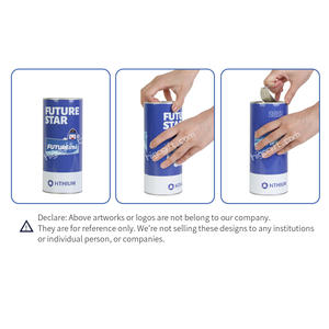 <span class=keywords><strong>Promo</strong></span> Firmengeschenkset Große Aufbewahrung Schlichte Papier-Blechdosen mit Deckel für Persönliche Firmengeschenke - Product Image 6