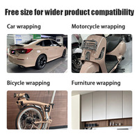 Rollo de Vinilo para Envolver Automóviles de PVC de Alta Calidad, Acabado Cristalino Color Latte; Cambia de Color, Resistente a los Arañazos y de Alto Brillo