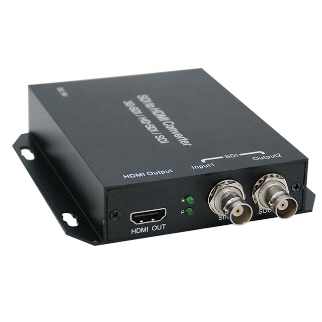 3G SDI to HDMI Video Converter Adapter Mini 3G HD SDI Video Converter with SDI Loop-out