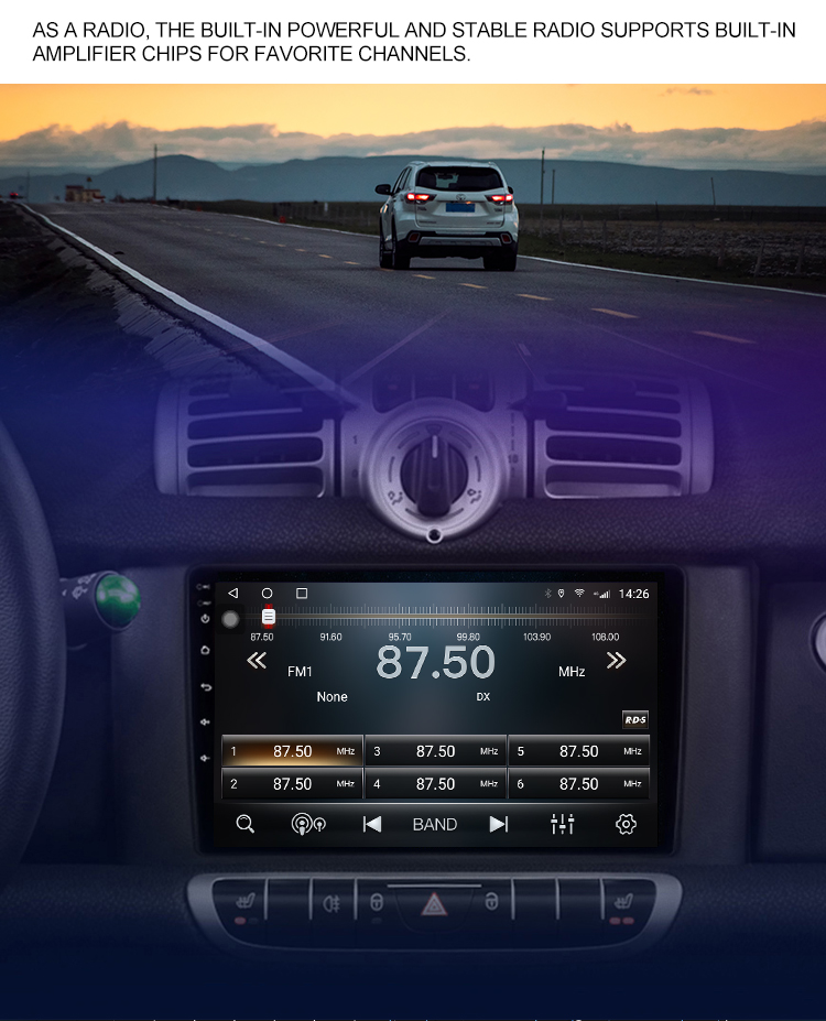 Android 11 Car Auto Radio For Benz Smart Fortwo 451 2010-2015 Car Audio System Car Multimedia Player