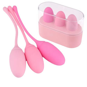 Kit de 6 balles de gros pour exercices de renforcement du plancher pelvien à poids varié pour débutantes - Produits sexuels pour femmes - Product Image 1