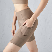 Ln874 Pantalon de yoga avec poche pour téléphone Filles Contrôle du ventre Workout Running Wear Stretch Yoga Leggings