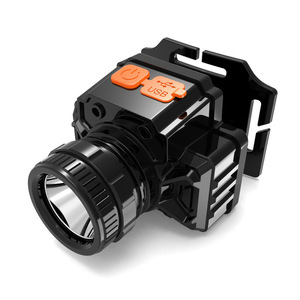 ไฟหน้าแบบ LED ขนาดเล็กแบบชาร์จไฟได้แบบพกพาการผจญภัยกลางแจ้งแสงสีขาวหรี่แสงได้ - Product Image 3