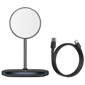 Swan Magnetic Desktop Bracket Wireless Charger With an 1m USB to Type-C charging cable