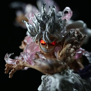 Nuova Action Figure 2025 <span class=keywords><strong>Anime</strong></span> ONE PIECE Monkey D. Luffy Nika Gear 5 con Due Teste, Modello in PVC con Effetti Speciali, Confezionata - Product Image 6