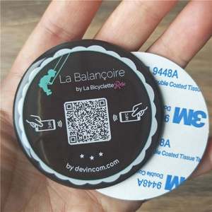 Etiqueta NFC con Código QR de Epoxi Personalizada de 60 mm de GSC, Pegada a la Mesa para Pedidos de Comida en Restaurantes - Product Image 2
