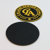 Écusson personnalisé haut de gamme 3D à coudre pour vêtements, en PVC souple, silicone, caoutchouc, motifs étoile, cœur, fleur, lettres anglaises, formes variées, pour chapeau