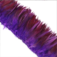 Plumes de coq rouges en gros pour accessoires vestimentaires DIY et plumes pour la pêche à la mouche