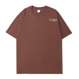 T-shirts personnalisés pour hommes T-shirt uni surdimensionné de haute qualité Logo personnalisé T-shirt grande taille Casual - Product Image 2