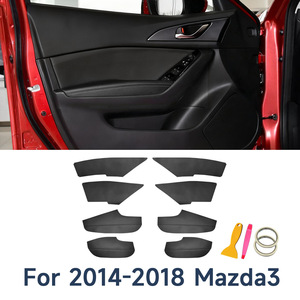 Panel de Puerta de Cuero para Mazda3 2014-2018, Kit de Renovación Interior de Microfibra Auténtica - Product Image 5