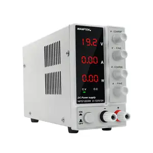 Tampilan Panel Regulator Tegangan Arus, Dapat Disetel Kit 30V 24V 30A 18 Volt 0 12V 40V Catu Daya Laboratorium