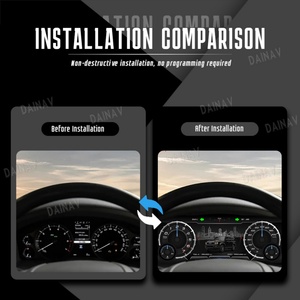 Panel de Instrumentos LCD de 12.3 Pulgadas para Toyota Land Cruiser 200, LC200 2008-2019, Panel de Cristal para el Tablero, Velocímetro - Product Image 2