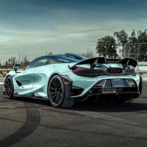 Pellicola Vinilica Metallizzata PET di Alta Qualità, Colore <span class=keywords><strong>Blu</strong></span> Nebbia Acquatica Cangiante, per Wrapping Completo Auto - Product Image 2