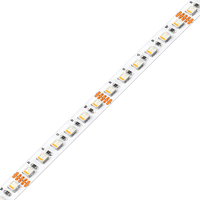 Bande lumineuse intelligente adressable Cri90+ sans points, dimmable, 24V, 120 LED, pleine couleur, PWM analogique RGBW, pour vitrines