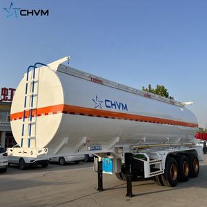 Haute Qualité 40000 Litres 5000 Gallon 40CBM Diesel Pétrole Transport Semi Remorque 3 Essieux En Acier Pétrolier Vente - Product Image 2