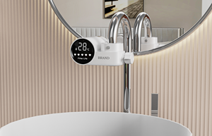 Filtre à eau intelligent à écran numérique hydropower, montage sur robinet, affichage de la température, durée de vie du filtre pour la cuisine, la salle de bain, les soins de la peau - Product Image 6