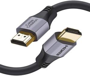 CableCreation - <span class=keywords><strong>Cable</strong></span> <span class=keywords><strong>HDMI</strong></span> 2.1 Chapado en Oro de 8K 60hz 4K 120Hz, <span class=keywords><strong>Cable</strong></span> de Video para Móvil a TV, <span class=keywords><strong>Cable</strong></span> <span class=keywords><strong>HDMI</strong></span> 3D de 3 Metros - Product Image 1