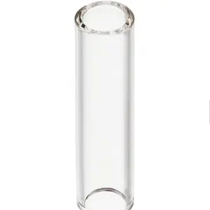 Tubo de vidro transparente, venda no atacado do cilindro personalizado borosilicate