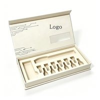 Boîtes d'emballage magnétiques personnalisées pour stylos injecteurs de peptides, en papier recyclé, avec logo, pour flacons en verre