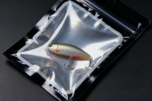 Custom Waterproof Flat Zipper Packaging <b>Bag</b> Fishing Bait Fish Lure 3 Side Seal Resealable Pouch - Product Image 4
