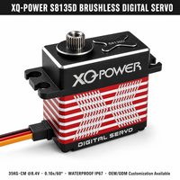 Servomoteur numérique XQ-POWER XQ-BLS8135D 35 kg sans balais 210 degrés étanche engrenage en acier inoxydable aluminium CNC HV OEM Vente en gros