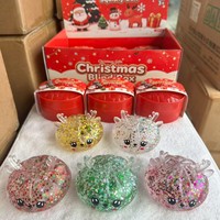30 modèles de jouets squishy sur le thème de Noël, jouets à presser en forme de dumpling, Père Noël, bonhomme de neige, sapin de Noël, jouets à presser en maltose croustillante