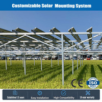 Systèmes de supports de montage agricoles personnalisables pour fermes photovoltaïques, supports au sol pour fermes solaires