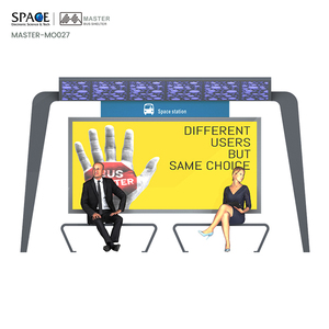 Bán Nơi Trú Ẩn Xe Buýt Công Cộng Đường Phố Thành Phố Thông Minh Trạm Xe Buýt Chạy Bằng Năng Lượng Mặt Trời Tùy Chỉnh - Product Image 3