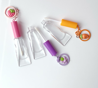 Tubes de gloss à lèvres en plastique et emballage cosmétique avec impression à l'écran, logo personnalisé, couleur personnalisée