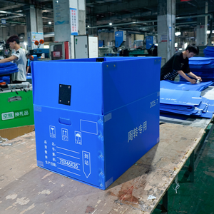 Các nhà sản xuất trực tiếp đóng mở sóng nhựa Bưu Chính Tote cho sản xuất lưu trữ bin và bao bì công nghiệp vận chuyển - Product Image 1