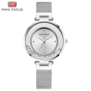 <span class=keywords><strong>MINI</strong></span> <span class=keywords><strong>FOCUS</strong></span> MF0254L-relojes elegantes para mujer, de lujo, ultrafino, de cuarzo, con correa de malla helada, resistente al agua, informal, femenino - Product Image 2