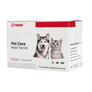 FinderBio Factory Direct CPV Ag Kit de <span class=keywords><strong>test</strong></span> rapide de <span class=keywords><strong>parvovirus</strong></span> pour chiens canins Pet Care Bandelettes de <span class=keywords><strong>test</strong></span> vétérinaire - Product Image 1
