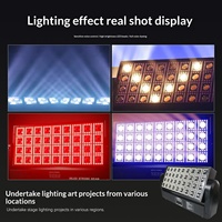 Matrice LED RGB 36 cellules avec effet de stroboscope, éclairage de scène multi-pixels pour spectacles professionnels