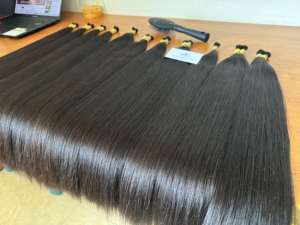 Extensions de cheveux vierges bruts vietnamiens à prix d'usine, en vrac, 6 à 32 pouces, noires, Remy, ondulées, haute qualité, dentelle HD, extensions de cheveux humains - Product Image 4