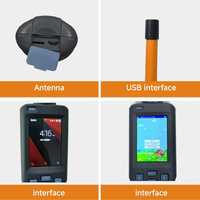 Lector de Etiquetas RFID ABS de 134.2Khz/125Khz, Escáner de Microchip Portátil para Animales, con Barra Larga de hasta 8cm de Distancia de Lectura, Interfaz USB