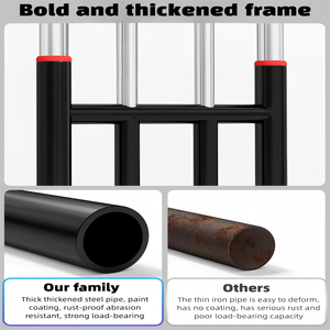 등반 바퀴가 있는 접이식 금속 화물 손수레, 튼튼하고 내구성 - Product Image 5