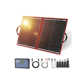 DOKIO18V 110w 100w Flexible faltbare Ladung Handy USB-Aufladung 12V Outdoor-Solarmodule für Camping boote nach Hause