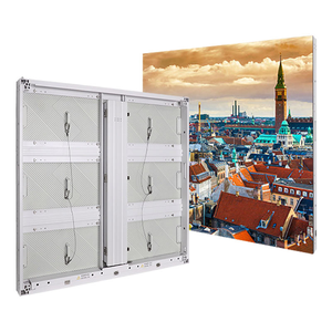 Écran LED extérieur ultra-fin à montage mural, étanche, 960*960mm, boîtier en aluminium moulé sous pression IP65, maintenance frontale pour centre commercial - Product Image 2