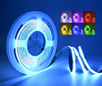 Bande LED numérique programmable RVB à pixels numériques CE ETL BIS COB, DC 12V/24V, 720 puces, SPI DMX, pour décorations intérieures et extérieures