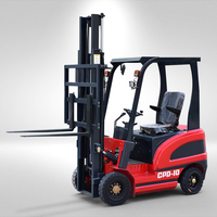 Nouveau style Nasedi 1 tonne, chariot élévateur à quatre roues, longueur de fourche 1070 mm, certifié CE, outils de levage, moteur électrique AC, utilisation intérieure/extérieure