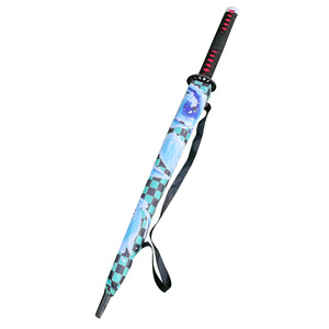 <span class=keywords><strong>Parapluie</strong></span> <span class=keywords><strong>Katana</strong></span> <span class=keywords><strong>Demon</strong></span> Sword 97CM 8 baleines, revêtement noir, <span class=keywords><strong>parapluie</strong></span> épée de samouraï droite, double usage soleil/pluie, pour cosplay - Product Image 4