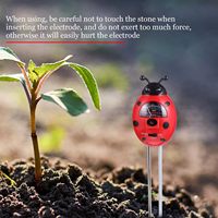 Testeur de sol haute précision 3-en-1 Coccinella avec détection d'humidité, de pH et de lumière
