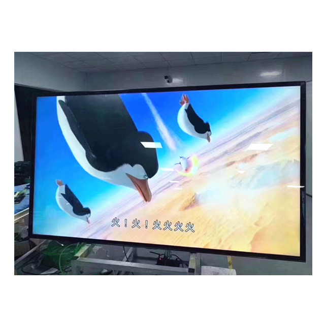 65-110 Inch 4K IPS LCD Monitor with Built-in Speaker Multi-Port (/DVI/VGA) Business Use