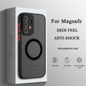 Étui magnétique de luxe au design élégant avec surface mate pour Samsung <span class=keywords><strong>Galaxy</strong></span> S26 S25 FE S24 A53 A04 A04S A73 A22 A71 - Product Image 3