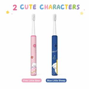 Brosse à dents électrique sonique pour enfants en gros, 18 000 VPM, 500 mAh, 95 jours d'autonomie, IPX7, 2 DuPont, 2 <span class=keywords><strong>BBC</strong></span>, OEM - Product Image 1