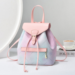 Sac à dos classique en cuir PU imprimé, imperméable, pour femme, idéal pour le bureau, les loisirs et les voyages – Vente en gros usine - Product Image 5