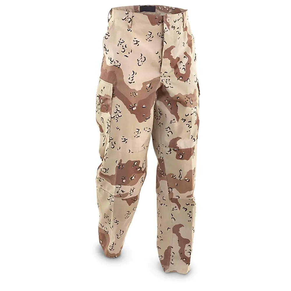 กางเกงคาร์โก้ทหาร6สี,กางเกงลายพรางทะเลทรายกางเกงยุทธวิธีชุด BDU Surplus แบบสั่งตัด